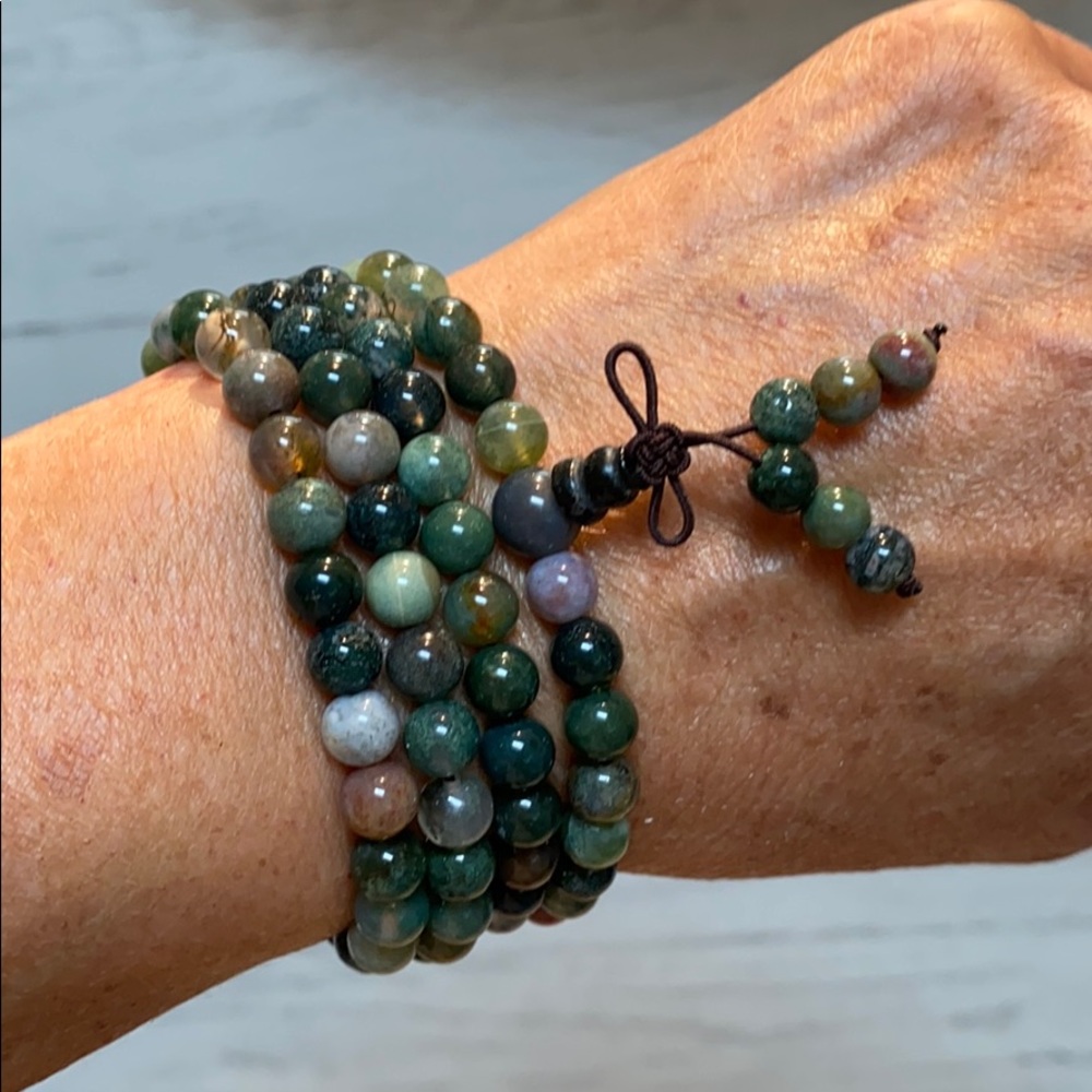 COPY - Jade stone Mala Beads NWOT